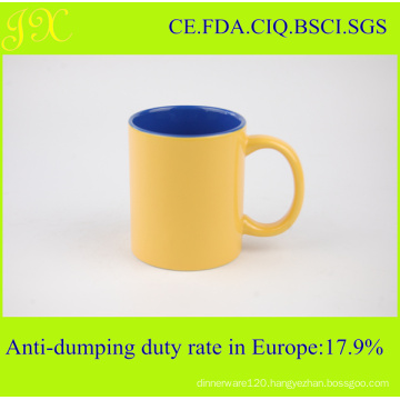 Wholesale 11oz Glaze Ceramic Mug with Handle for Coffee